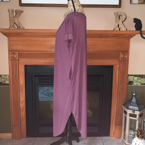 Zenana Outfitters Maxi Dress Split Hem w/ Pockets - Picture 3 of 7